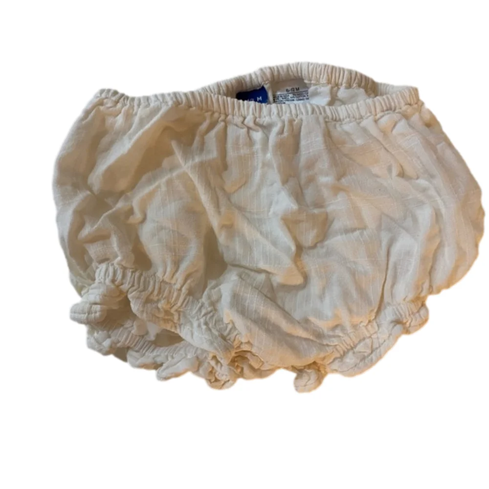 baby Girl Old Navy Bloomer and Crop top set 6-12M White - Picture 4 of 6